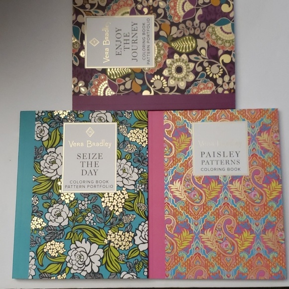 Vera Bradley Other - 3 Coloring Books | Vera Bradley